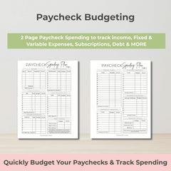 The #1 That Budget Babe Budget Planner 12 Month