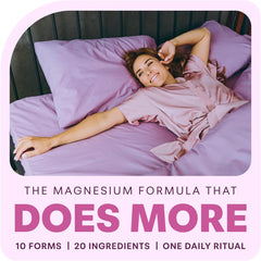 Magnesium Complex for Women, 240 Veggie Capsules | 20-in-1 with Glycinate, Citrate & More + D3, K2, Methylated B Complex, Biotin, Inositol & Ashwagandha. Filler Free, Non-GMO.
