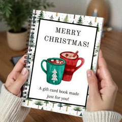 Christmas Gift Card Book, DIY Holiday Gift Card Holder Booklet