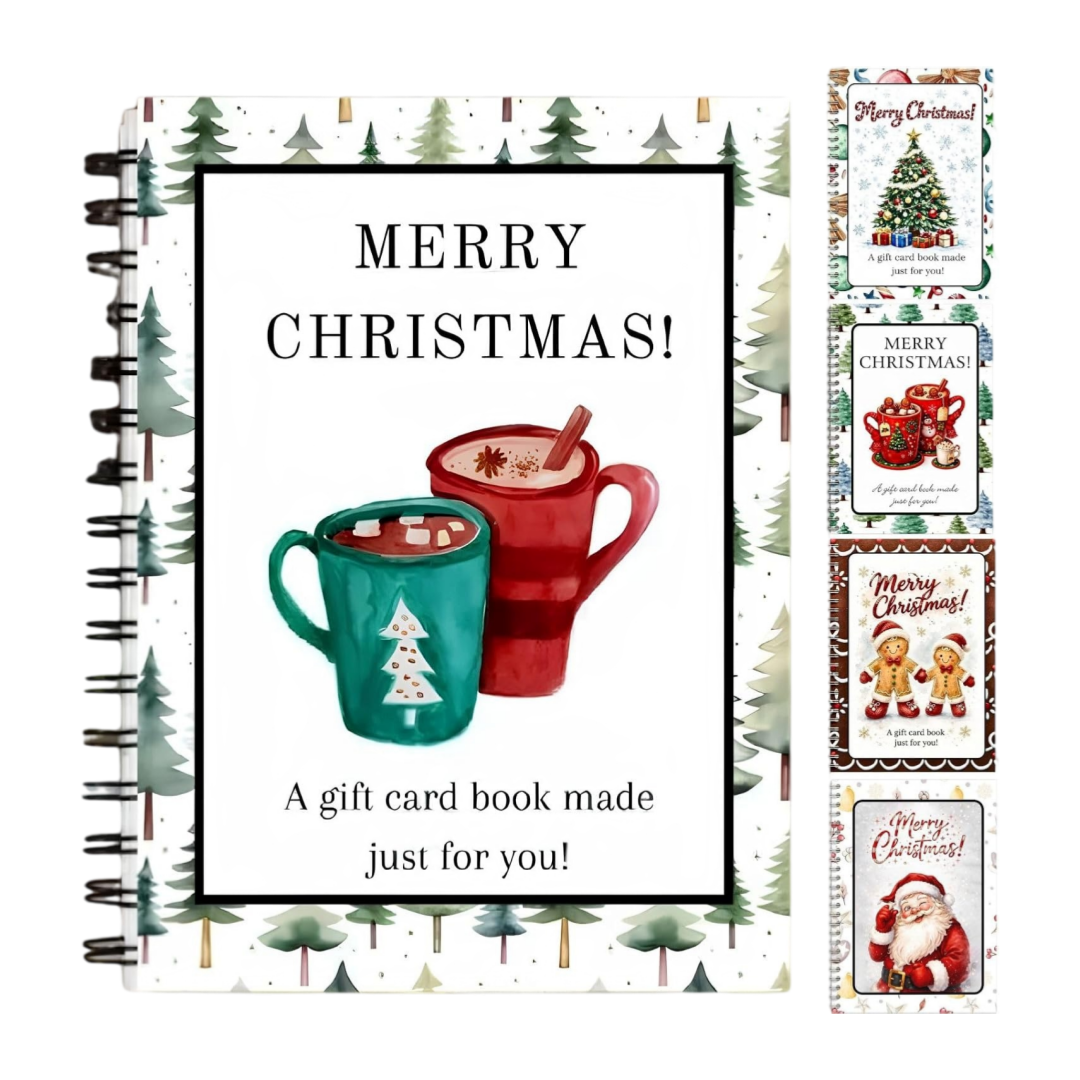 Christmas Gift Card Book, DIY Holiday Gift Card Holder Booklet