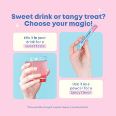 Mood Magic for Kids – Natural Mood Support Pixie Sticks Candy with Saffron Extract, Magnesium Citrate & Vitamin D3