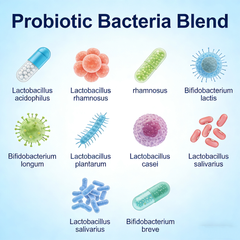 Highly Active Probiotic Blend Supports Gut Health, Aids Digestion, and Protects the Stomach and Intestines Dietary Supplement