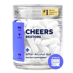 Cheers Restore | Supplement with DHM + L-Cysteine | Feel Better After Drinking & Support Your Liver | 12 Doses