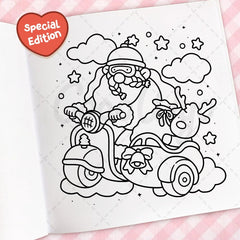 Cozy Christmas: Coloring Book for Adults and Kids