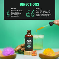 Super Liver Support with Milk Thistle All-Natural Liver Cleanse, Detox & Repair  Month Supply