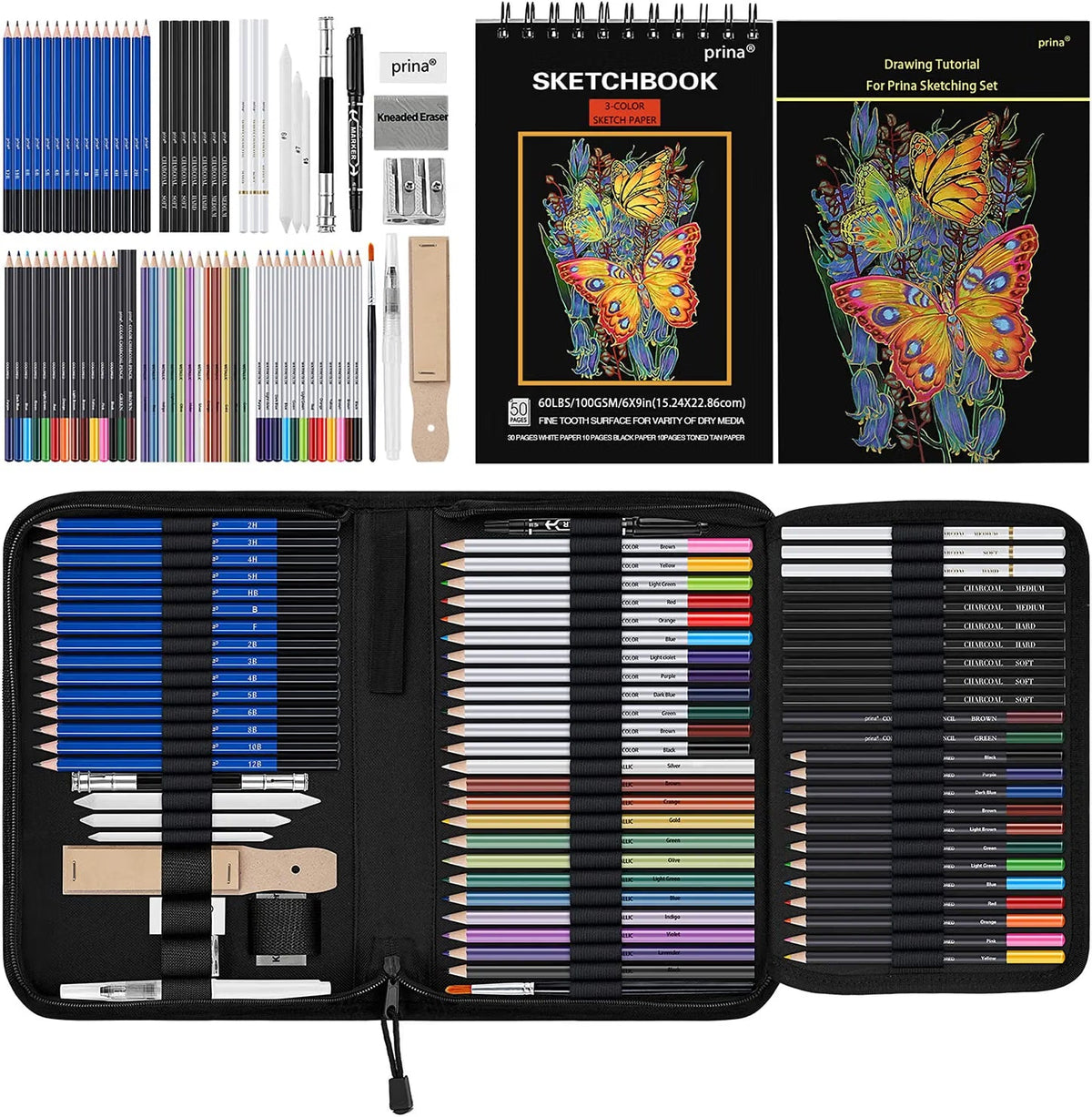 Artist Sketching & Watercolor Set