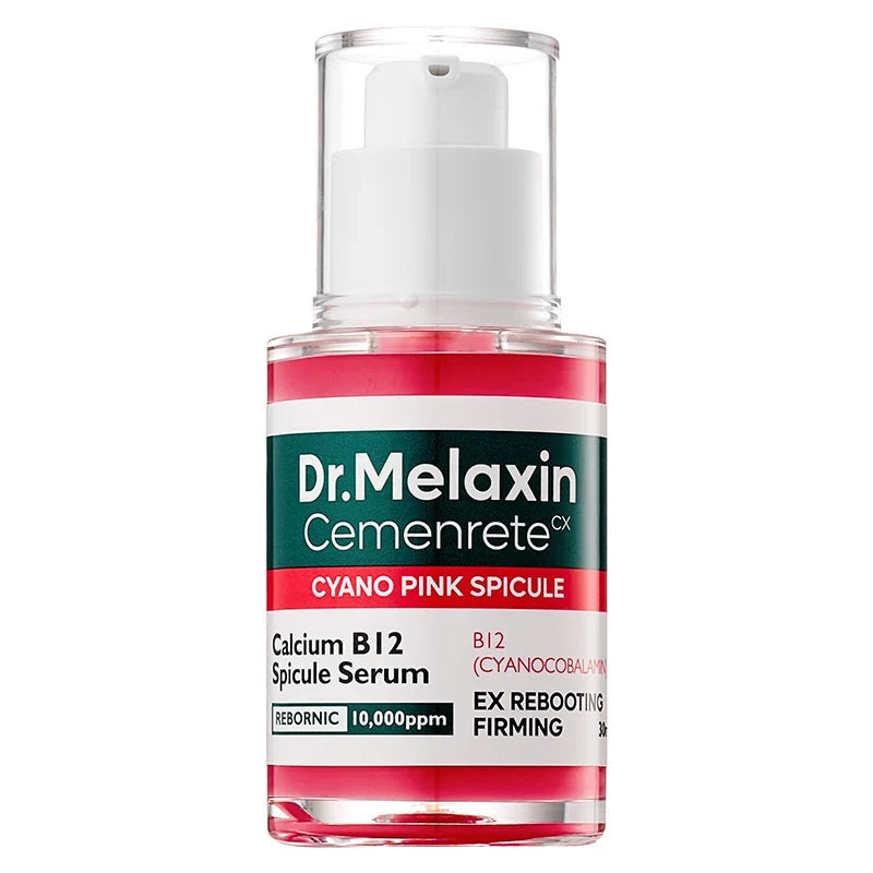 Cyano Pink Spicule Serum with Vitamin B12, Liquid Microneedle Facial Treatment for Enlarged Pores, Niacinamide for Texture Refining & Renewal, 1.01 fl.oz