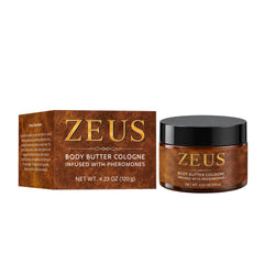 Zeus Body Butter Cologne for Men, Moisturizing Body Butter