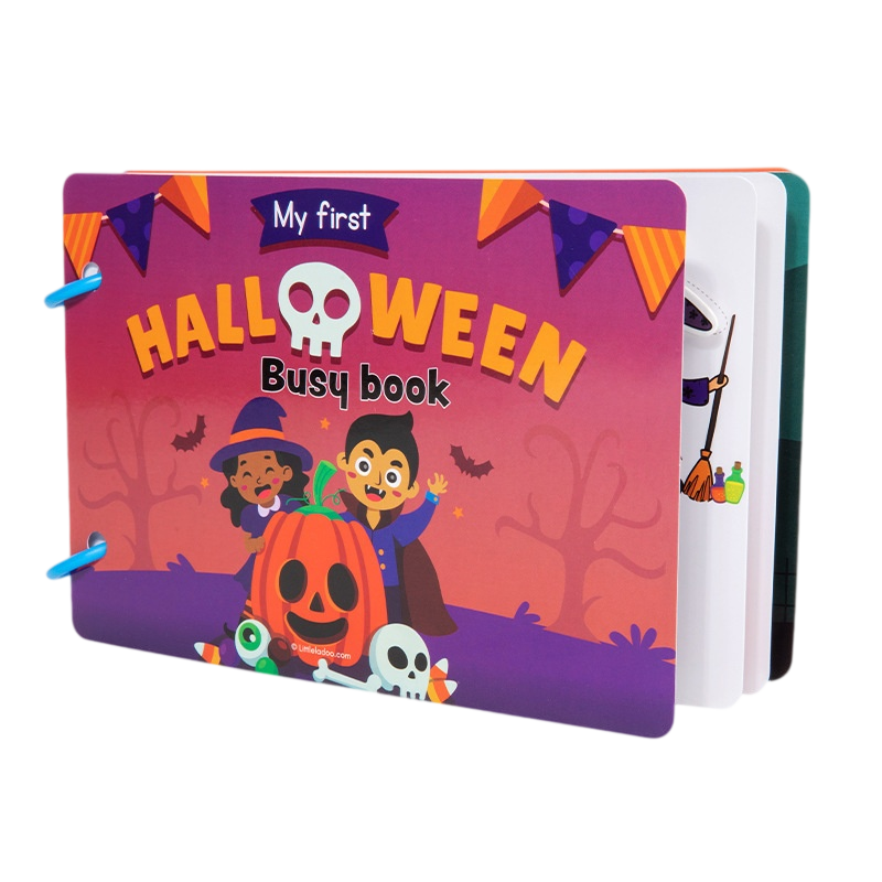 Halloween Busy Book for Kids – Interactive Early Learning Activity Book