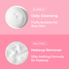 Melting Cleanser - Hypoallergenic Makeup remover with Quick Bubble, Deep Pore Cleansing for all skin type, 150ml