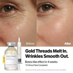 Intensive Silk Peptide Ampoule, Copper Peptides Serum for Face with Collagen & Multi Peptides, Hydrating Korean Skincare Facial Serum for Smooth-Looking Skin, 1.35 fl oz