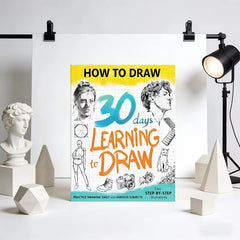 30-Day Drawing Challenge Book – Step-by-Step Art Guide for Beginners
