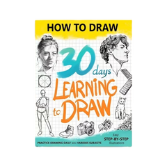 30-Day Drawing Challenge Book – Step-by-Step Art Guide for Beginners