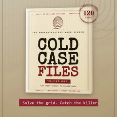 Cold Case Files: The Murder Mystery Word Search Puzzle Book
