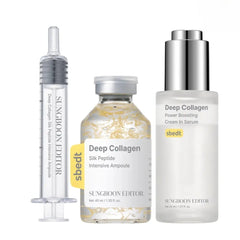 Ampoule Collagen Peptide Face-Lift Duo, 8HA Anti-Aging & Silk Serum Set